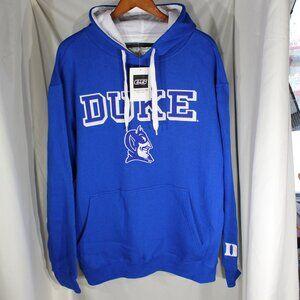 E5 Duke Blue Devils NCAA Royal Men's Pullover Hoodie X-Large (NWT)